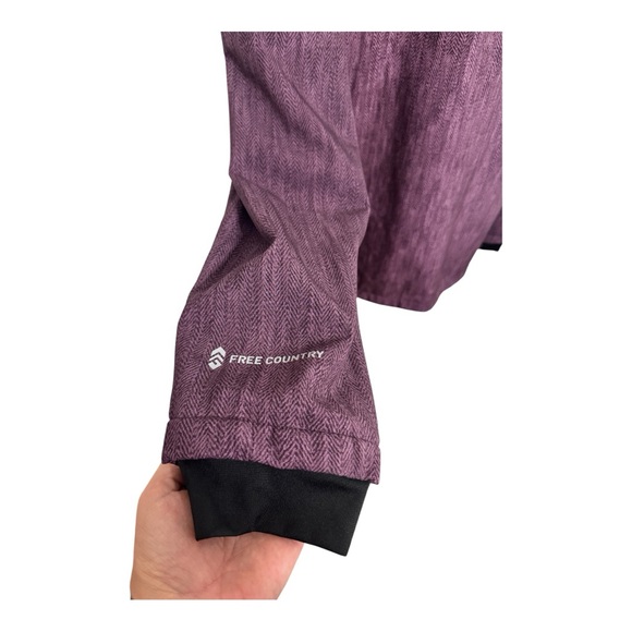 EUC Free Country Women's Plum Hooded Jacket - Picture 5 of 6